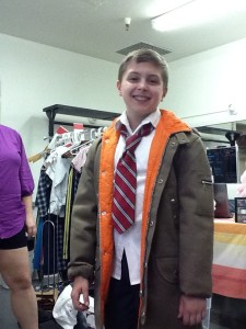 First costume fitting in LA